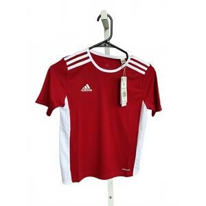 Adidas Entrada 18 JSYY Red and White Soccer Jersey Size S